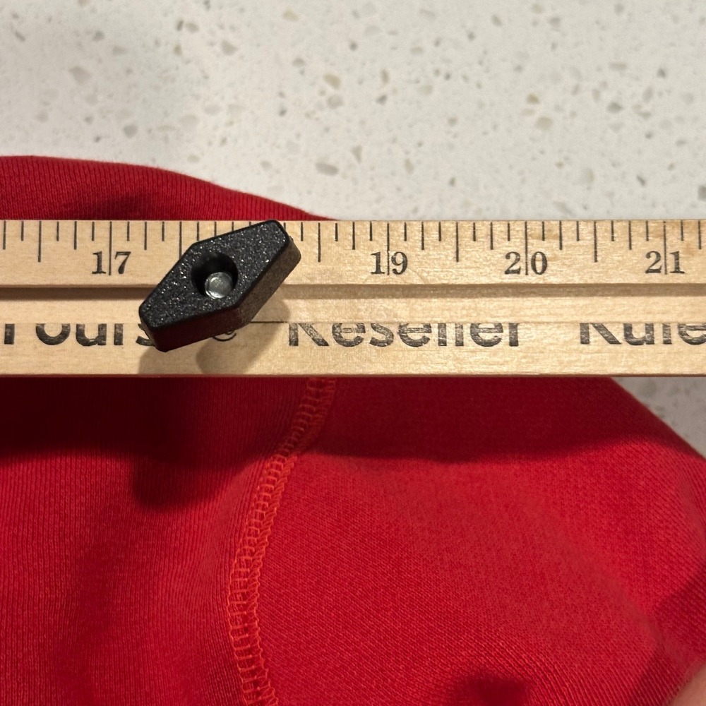 VTG Y2K Abercrombie & Fitch Mens Red Hoodie Sweatshirt XL - Picture 10 of 14